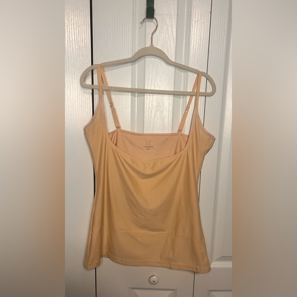Yummie Tummie Women’s Sleeveless Scoop‎ Neck Shapewear Compression Size 2X Tan